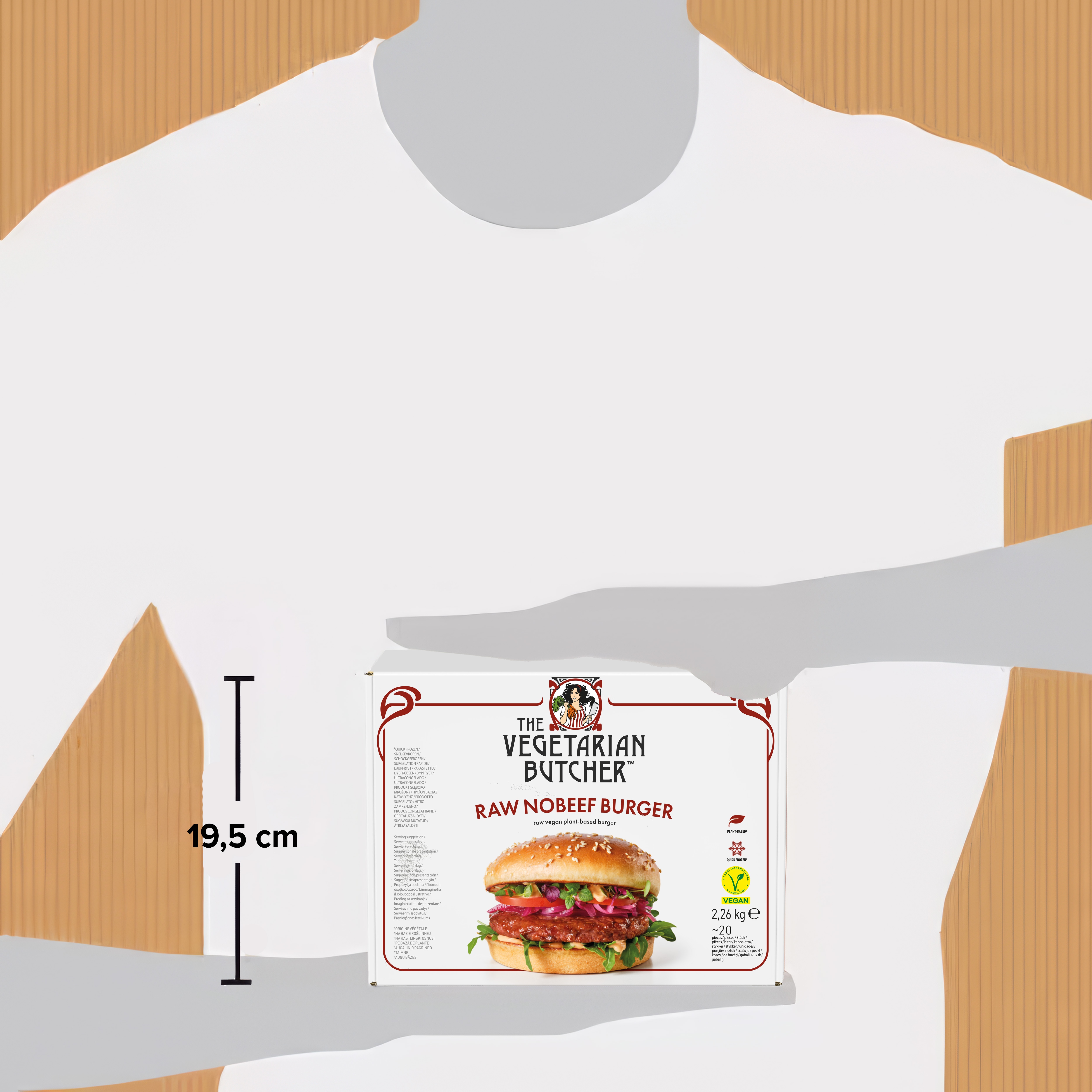 The Vegetarian Butcher Hamburguesa Cruda NoTernera vegana - The Vegetarian Butcher "Tan jugoso como el pollo, más tierno que el cerdo y 100% vegetariano" Jaap Korteweg, fundador de The Vegetarian Butcher